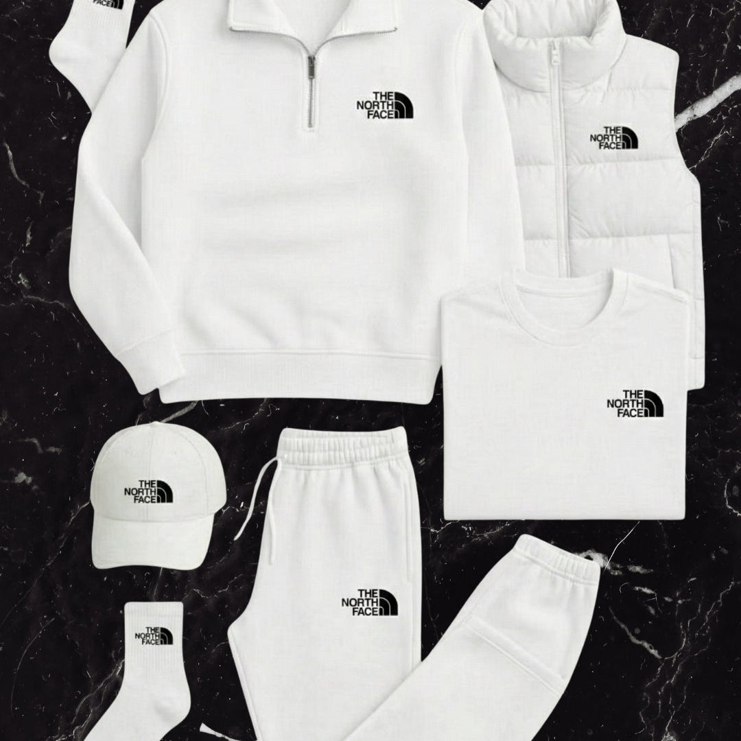 TNF Set Essential – Hoodie, Pants, Cap & Socks